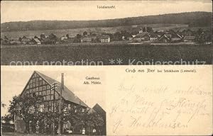 Postkarte Carte Postale Iber Niedersachsen Gasthaus Alb. Möhle