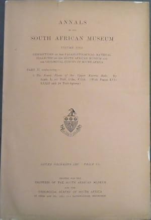 Image du vendeur pour Annals of the South African Museum (Vol. 22, part 2 only)- The Fossil Flora of the Upper karroo Beds mis en vente par Chapter 1