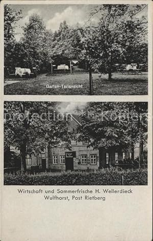 Postkarte Carte Postale Rietberg Wirtschaft Wellerdieck