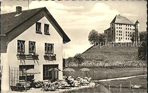 Postkarte Carte Postale Grönenbach Bad Pension Schlosscafe
