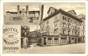 Postkarte Carte Postale Einsiedeln SZ Hotel Sant Meinrad