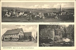 Postkarte Carte Postale Döggingen Gauchachschlucht Gasthaus zum Adler