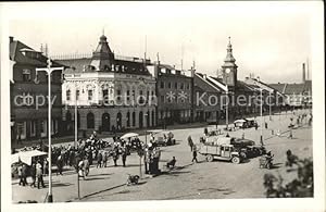 Postkarte Carte Postale Rakovnik Marktplatz