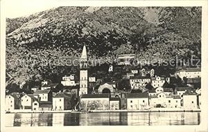 Postkarte Carte Postale Perasto Kotor Teilansicht Kirche