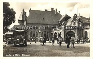 Postkarte Carte Postale Goslar Bahnhof