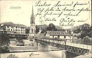 Postkarte Carte Postale Lützelflüh-Goldbach Brücke