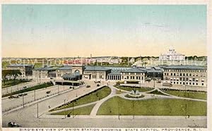 Postkarte Carte Postale Providence Rhode Island Bahnhof
