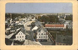 Postkarte Carte Postale Hohenelbe Tschechien Blick vom Kirchturm