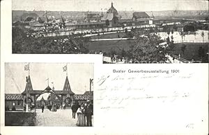 Postkarte Carte Postale Basel BS Basler Gewerbeausstellung 1901