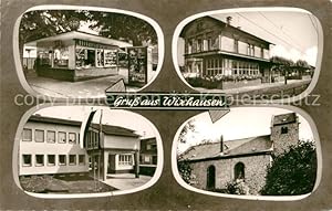 Postkarte Carte Postale Wixhausen Bahnhof Kiosk