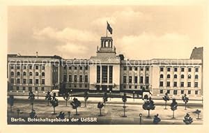 Bild des Verkufers fr Postkarte Carte Postale Berlin Botschaft der UDSSR zum Verkauf von Versandhandel Boeger