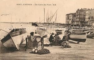 Postkarte Carte Postale Cannes Alpes-Maritimes Un Coin du Port Boote