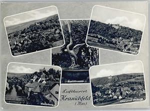 Postkarte Carte Postale Kranichfeld Kranichbrunnen Niederburg x