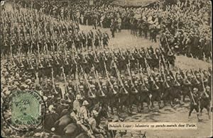 Seller image for Postkarte Carte Postale Parijs Infanterie Parade Marsch x for sale by Versandhandel Boeger