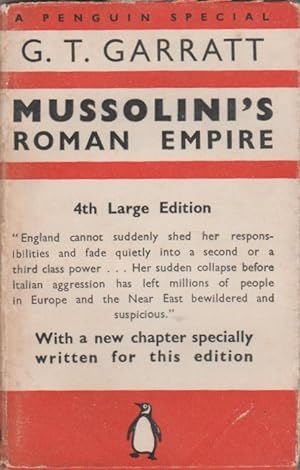 Seller image for Mussolini's Roman Empire for sale by The Glass Key