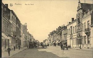 Postkarte Carte Postale Roulers Rue Nord *