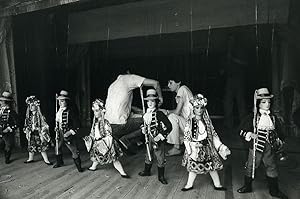 Italy Milano Carlo Colla Puppet Theatre Stage Marionettes Old Photo 1960