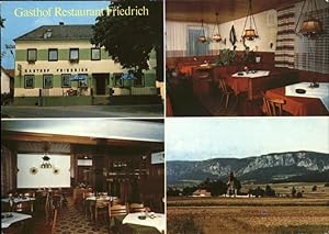 Postkarte Carte Postale Muthmannsdorf Gasthof-Restaurant FRIEDRICH
