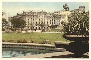 Postkarte Carte Postale Lima Lima Gran Hotel Bolivar Plaza San Martin