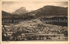 Bild des Verkufers fr Postkarte Carte Postale Bischofshofen Panorama Gasthaus "Neue Post" Franz Beer zum Verkauf von Versandhandel Boeger