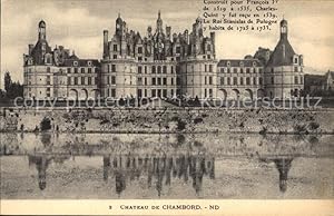 Image du vendeur pour Postkarte Carte Postale Chambord Blois Chateau Histoire mis en vente par Versandhandel Boeger