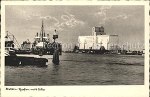 Postkarte Carte Postale Stettin Westpommern Hafen