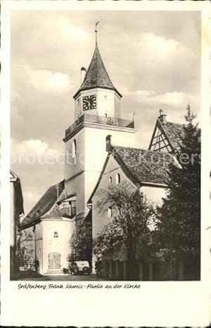 Postkarte Carte Postale Gräfenberg Oberfranken Partie an der Kirche