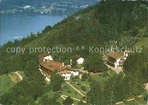 Bild des Verkufers fr Postkarte Carte Postale Tegernsee Fliegeraufnahme Privatklinik Innere Medizin Der Westerhof zum Verkauf von Versandhandel Boeger