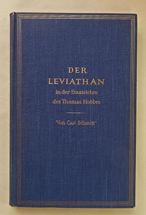 Der Leviathan in der Staatslehre des Thomas Hobbes. Sinn und Fehlschlag eines politischen Symbols.