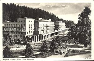 Postkarte Carte Postale Krynica Morska Ostseebad Ostpreussen Deptak Nowy Dom Zdrojowy