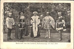 Bild des Verkufers fr Postkarte Carte Postale Leiden Maskerade van het Leidsch Studentencorps 19. Juni 1900 zum Verkauf von Versandhandel Boeger