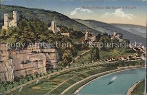 Postkarte Carte Postale Neckarsteinach mit seinen 4 Burgen