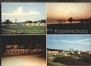 Bild des Verkufers fr Postkarte Carte Postale Arlaching Campingplatz Kupferschmiede am Chiemsee Minigolf Badestrand zum Verkauf von Versandhandel Boeger