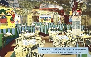 Image du vendeur pour Postkarte Carte Postale Los Angeles California Fish Shanty Restaurant mis en vente par Versandhandel Boeger