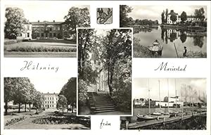 Seller image for Postkarte Carte Postale Mariestad Teilansichten Treppenaufgang Hafenpartie for sale by Versandhandel Boeger