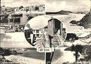 Postkarte Carte Postale St Ives Cornwall The Harbour Porthminster Beach Porthsmeor Sands Carbis Bay