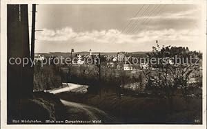 Postkarte Carte Postale Bad Wörishofen Blick vom Dorschhauser Wald