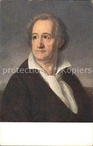 Bild des Verkufers fr Postkarte Carte Postale Goethe Johann Wolfgang von Knstlerkarte Heinrich Ch. Kolbe zum Verkauf von Versandhandel Boeger