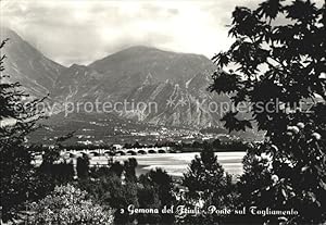 Seller image for Postkarte Carte Postale Gemona del Friuli Ponte sul Tagliamento Alpi Brcke Alpenpanorama for sale by Versandhandel Boeger