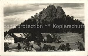 Postkarte Carte Postale Sudetenland Region Burg Tollenstein
