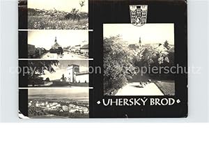 Postkarte Carte Postale Uhersky Brod Stadtansichten