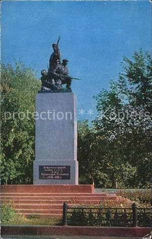 Postkarte Carte Postale Orenburg Denkmal