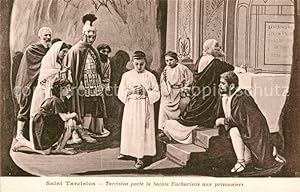 Bild des Verkufers fr Postkarte Carte Postale Christentum Saint Tarcisius Sainte Eucharistie Prisonniers zum Verkauf von Versandhandel Boeger