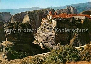 Postkarte Carte Postale Meteora Kloster
