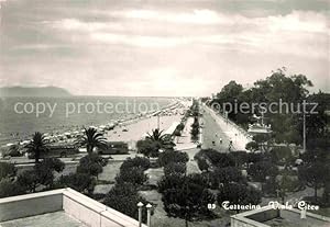 Bild des Verkufers fr Postkarte Carte Postale Terracina Viale Circe Spiaggia zum Verkauf von Versandhandel Boeger