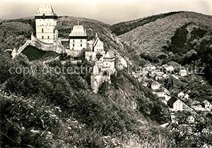 Postkarte Carte Postale Karlstejn Statni hrad Staatsburg