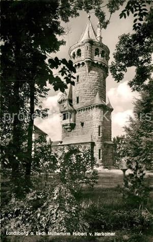 Bild des Verkufers fr Postkarte Carte Postale Landsberg Lech Mllerturm Hubert von Herkomer zum Verkauf von Versandhandel Boeger