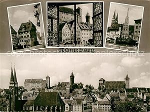 Bild des Verkufers fr Postkarte Carte Postale Nrnberg Drer Haus Burg Schner Brunnen Altstadt zum Verkauf von Versandhandel Boeger