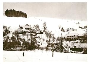 Postkarte Carte Postale Lippein Skiparadies Draberbusch Winterpanorama