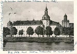 Postkarte Carte Postale Küstrin Altstadt Schloss Hilfswerk "Päckchenhilfe Ost"